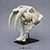 Sabertooth Cat, Deluxe Smilodon Skull Antique Finish BC-067A