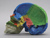 Color-Coded Human Sagittal Cut Half Skull