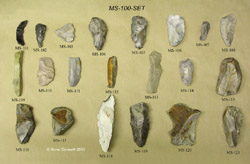 Set of 21 Neanderthal Tools