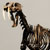 Articulated Sabertooth Cat Skeleton Tarpit Finish