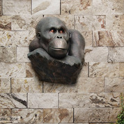 Large-scale Orangutan Bust