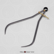 Outside Calipers, Precision Quick-Spring Nut Adjustment 12"