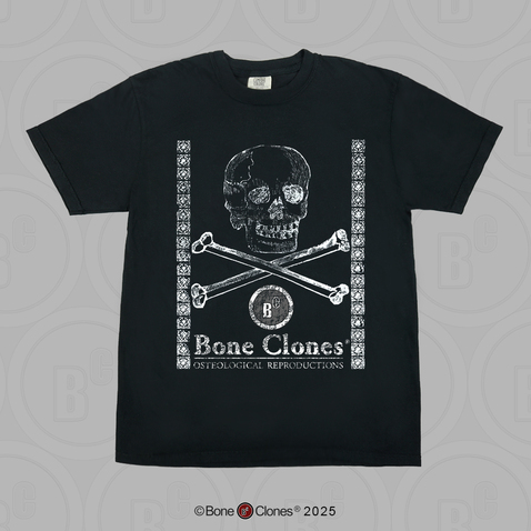Bone Clones Posada T-shirt, Black, LARGE