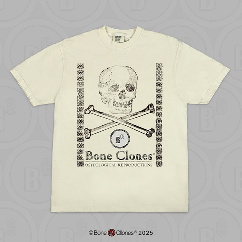 Bone Clones Posada T-shirt, Ivory, XL