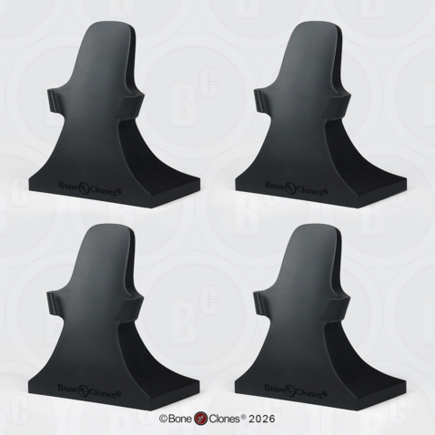 Set of 4 Display Stands for KO-008-SET Megalodon Teeth Set
